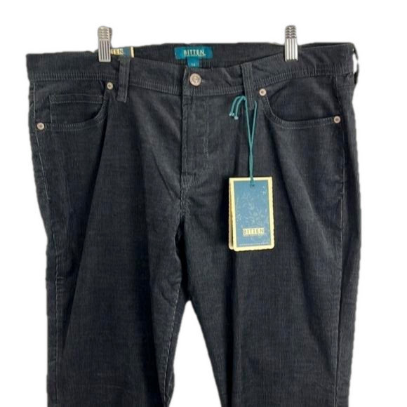 Bitten by Sarah Jessica Parker NWT Grey Straight Leg Cords - Picture 1 of 7